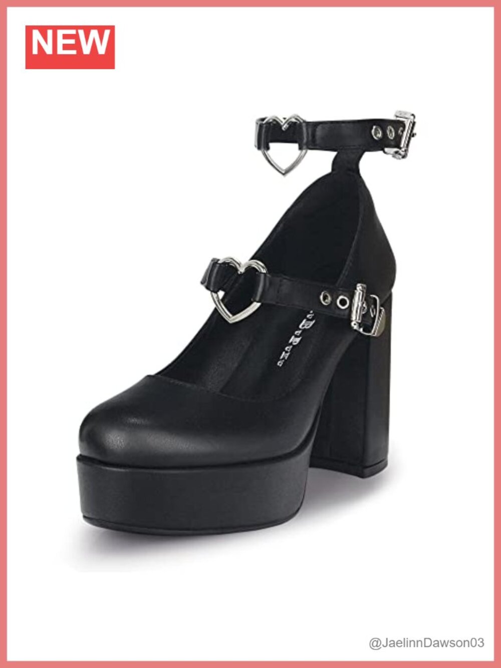 Thick Heels Platform Mary Janes Ankle Strap Buckle Women's Gothic Shoes